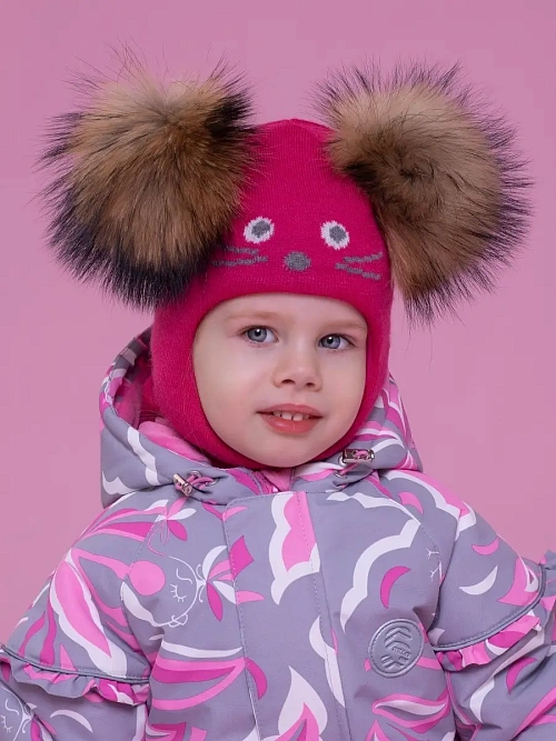 ШД-6541/2 Шапка-шлем для девочки