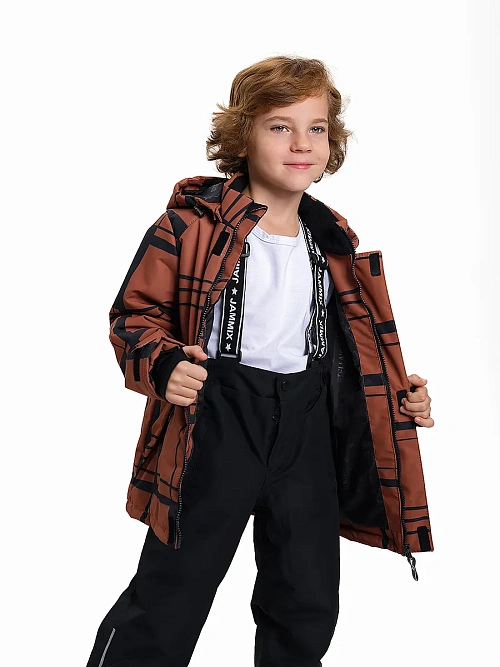 КД-768/3 Куртка для мальчика КЛЕТКА