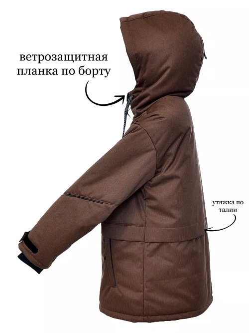 МД-782/3 Парка для мальчика МЕЛАНЖ