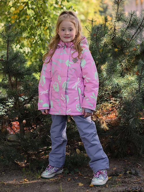 КД-769/2 Куртка для девочки ТЮЛЬПАНЫ
