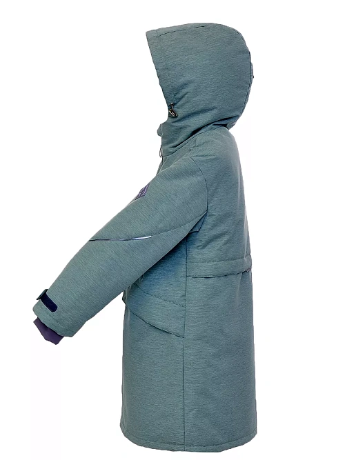 МД-785/1 Парка для девочки МЕЛАНЖ