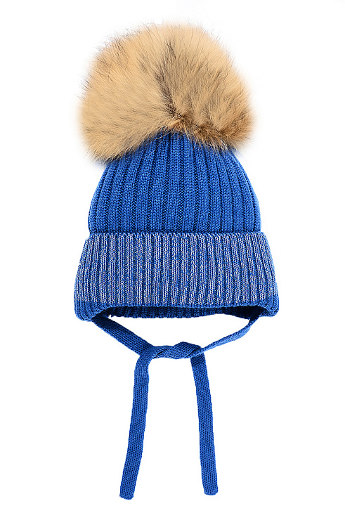 Ш-45/3 Шапка для мальчика с завязками СВ