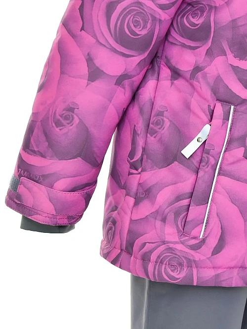 КД-686/6 Куртка для девочки РОЗЫ