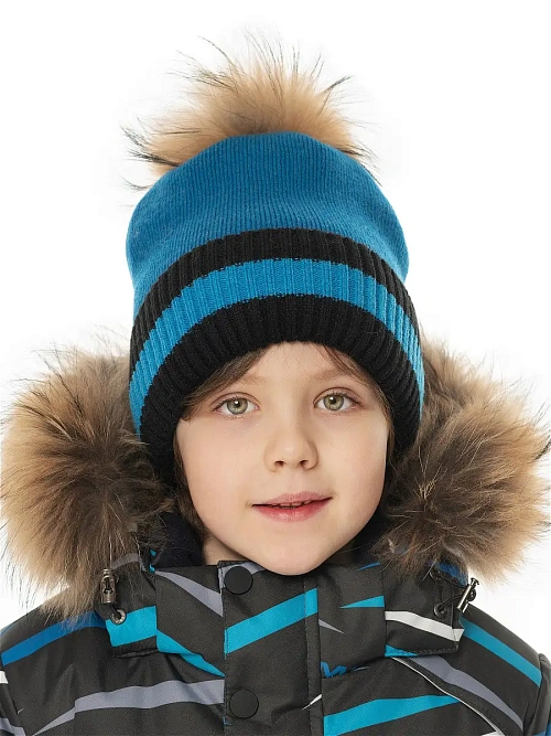 ШД-Sk22/2 шапка зимняя для мальчика
