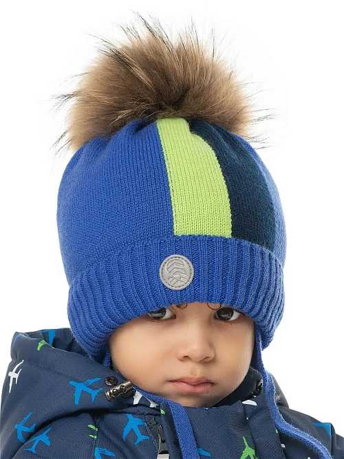ШД-Sk18/2 Шапка зимняя для мальчика