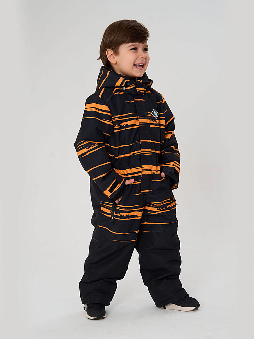 МД-818/1 Комбинезон зимний для мальчика ПОЛОСА
