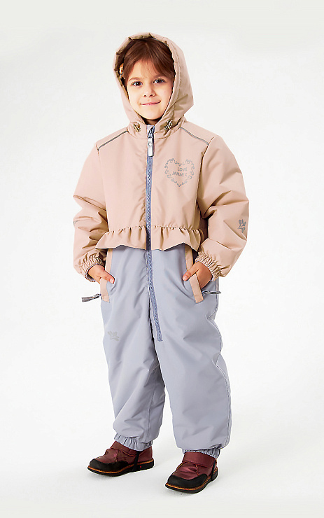 МД-825/2 демисезонный комбинезон для девочки