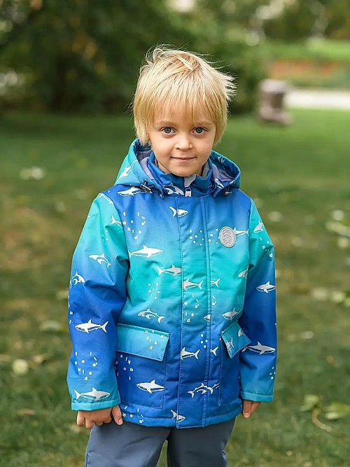 КД- 671/2 Куртка для мальчика АКУЛЫ СВ