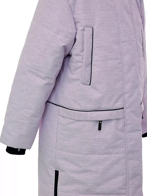 МД-743/1 Парка для девочки МЕЛАНЖ