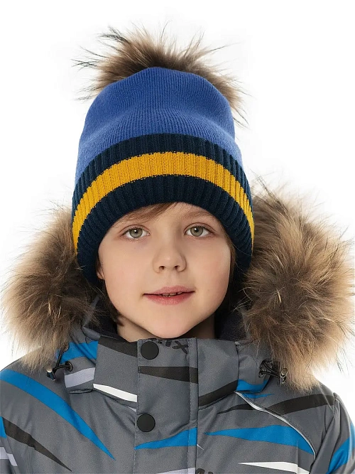 ШД-Sk22/4 шапка зимняя для мальчика