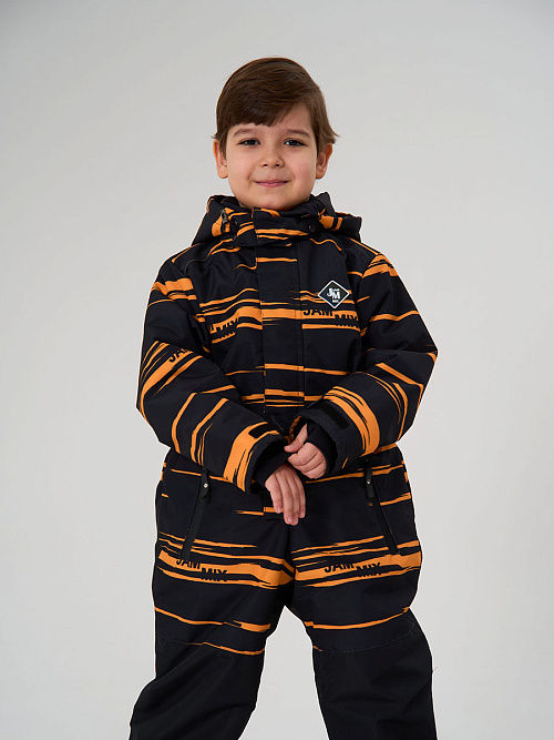 МД-818/1 Комбинезон зимний для мальчика ПОЛОСА