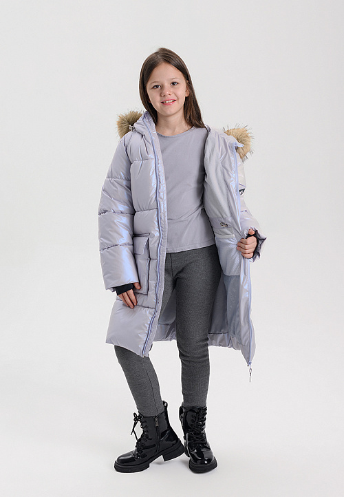 МД-7451/1 Пуховик для девочки 