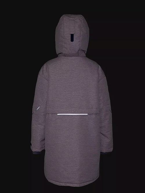 МД-785/2 Парка для девочки МЕЛАНЖ