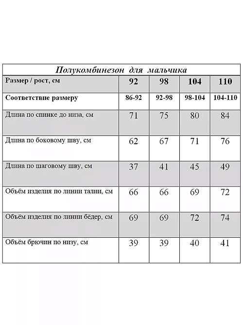 БД-796/1 Брюки для мальчика