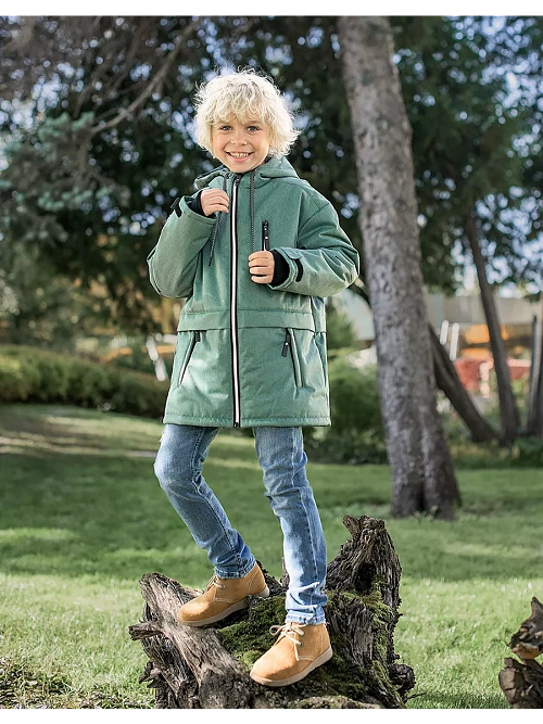 МД-782/1 Парка для мальчика МЕЛАНЖ