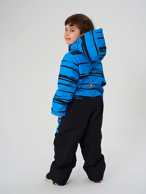 МД-818/4 Комбинезон зимний для мальчика ПОЛОСА