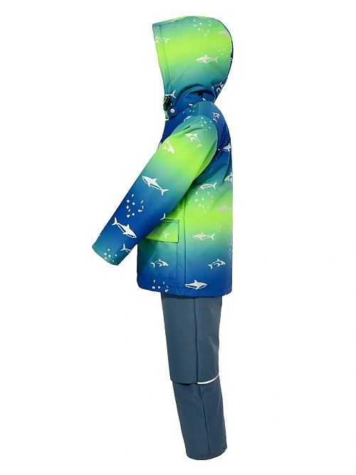 КД-671/1 Куртка для мальчика АКУЛЫ СВ