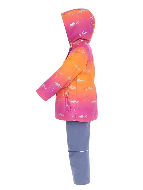 КД-668/3 Куртка для девочки АКУЛЫ СВ