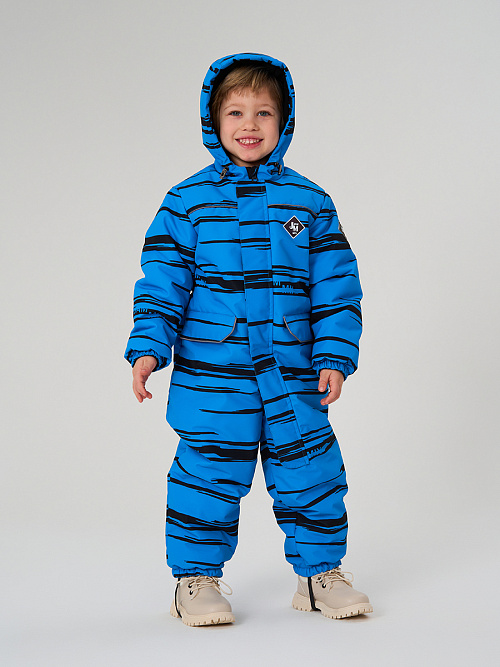 МД-7260/4 Комбинезон зимний для мальчика ПОЛОСА