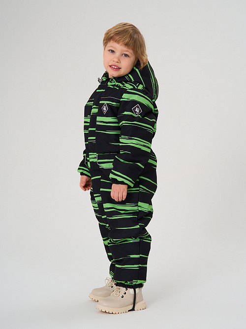 МД-7260/1 Комбинезон зимний для мальчика ПОЛОСА