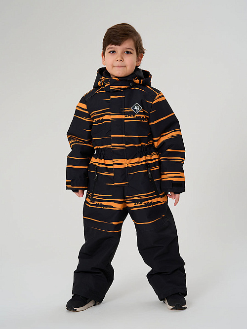 МД-818/1 Комбинезон зимний для мальчика ПОЛОСА