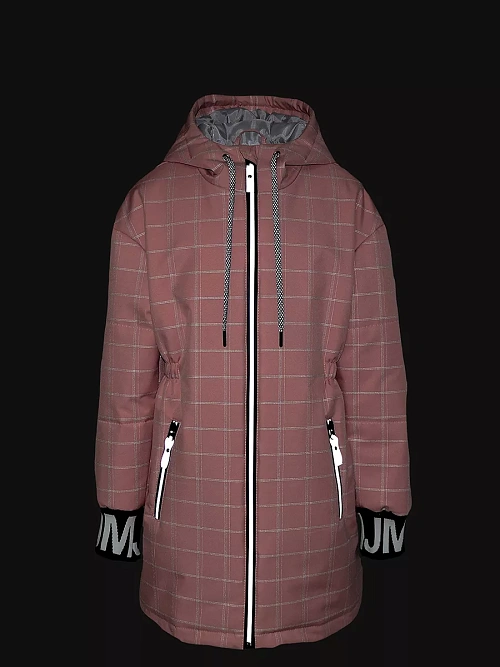 МД-783/3 Парка для девочки СВ КЛЕТКА