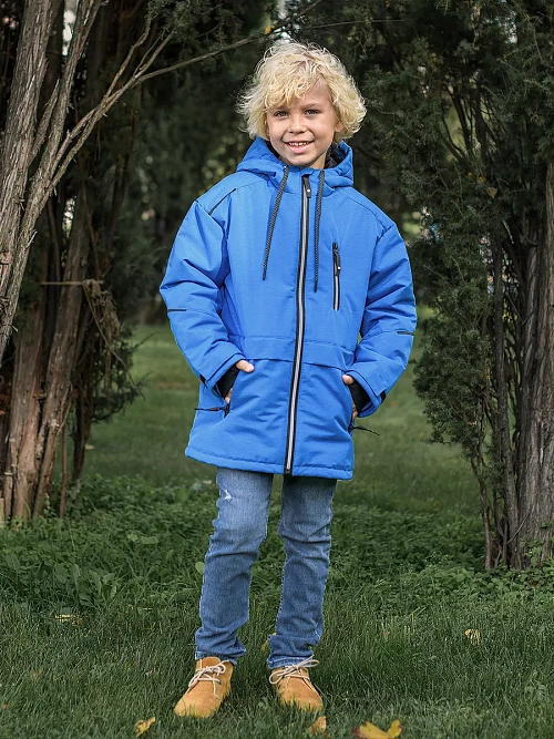 МД-782/4 Парка для мальчика МЕЛАНЖ