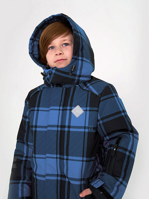 МД-822/1 Лыжный комбинезон для мальчика КЛЕТКА