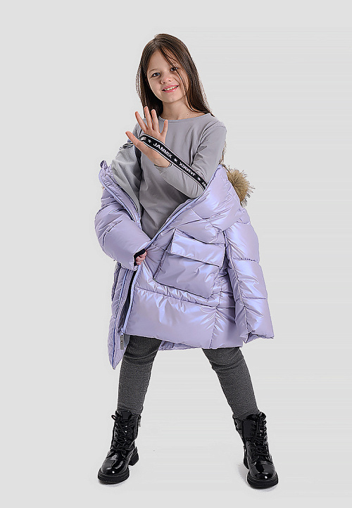 МД-7451/3 Пуховик для девочки 