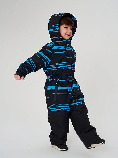 МД-818/2 Комбинезон зимний для мальчика ПОЛОСА