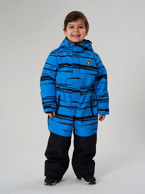 МД-818/4 Комбинезон зимний для мальчика ПОЛОСА